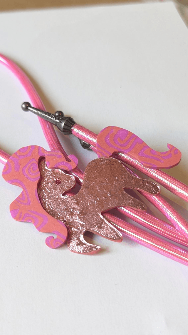 Pink Pony Bolo Tie 