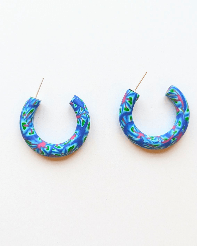 Blue Passionflower Zero Waste Hoops